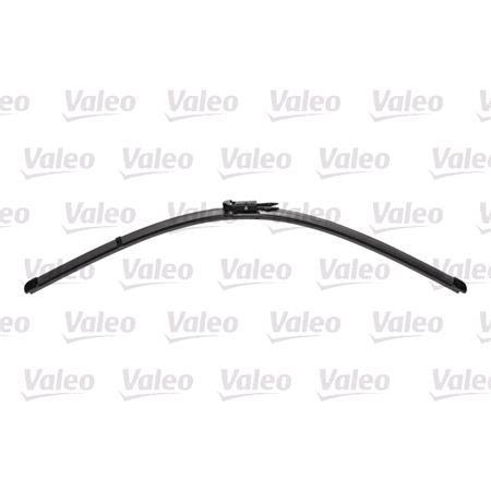 Valeo VF496 Silencio Flat Wiper Blades Front Set (640 / 520mm   Push Button Arm Connection) for A6 2011 Onwards