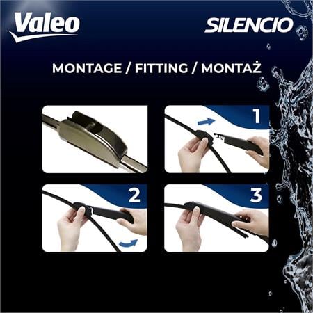 Valeo VR284 Silencio Rear Wiper Blade (300mm) for Kia NIRO VAN 2016 to 2021