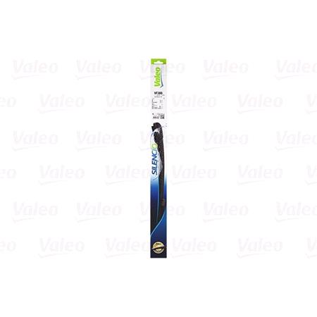 Valeo VF388 Silencio Flat Wiper Blades Front Set (650 / 450mm   Push Button Arm Connection) for Skoda Karoq 2017 Onwards