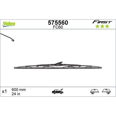 Valeo Wiper Blade for VECTRA C 2002 2008