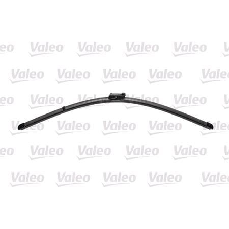 Valeo VF825 Silencio Flat Wiper Blades Front Set (600 / 450mm   Push Button Arm Connection) for CADDY IV Box 2015 Onwards