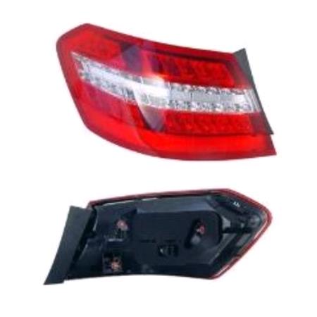 Left Rear Lamp (Outer, On Quarter Panel, Saloon Only, With LED Indicator Bulb) for Mercedes E CLASS  2009 2012