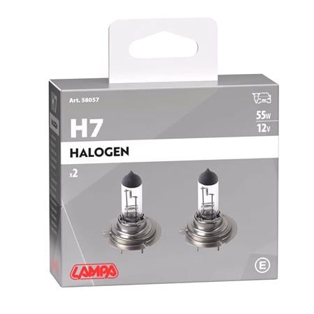 Lampa 12V 55W H7 Bulb   Twin Pack