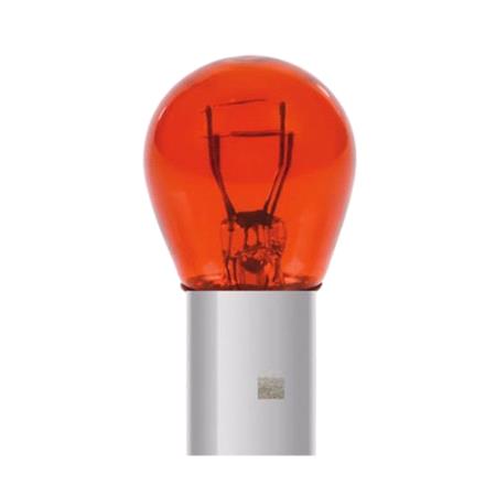 12V Red Dyed Glass, Double filament lamp   P21 5W   21 5W   BAY15d   2 pcs    D Blister