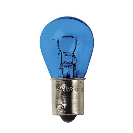 12V Blu Xe single filament lamp   P21W   21W   BA15s   2 pcs    D Blister