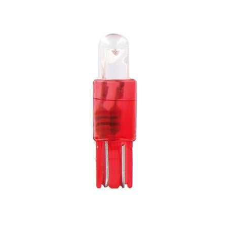 12V Micro lamp wedge base 1 Led   (T5)   W2x4,6d   2 pcs    D Blister   Red