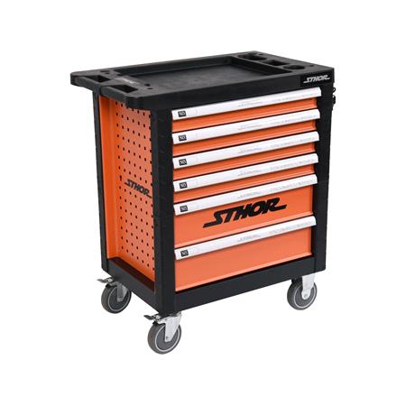 6 DRAWERS ROLLER CABINET W/TOOL INSERT