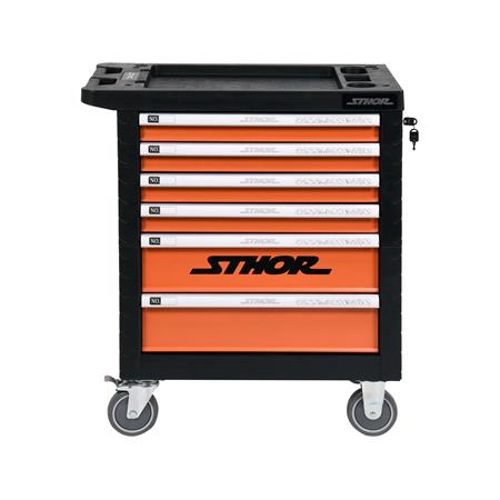6 DRAWERS ROLLER CABINET W/TOOL INSERT