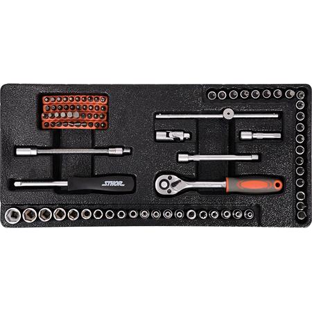6 DRAWERS ROLLER CABINET W/TOOL INSERT