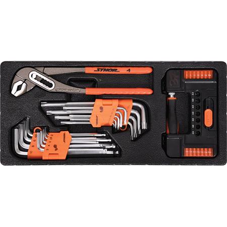 6 DRAWERS ROLLER CABINET W/TOOL INSERT