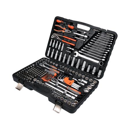 TOOL SET 1/2" 3/8" 1/4" 225 PCS