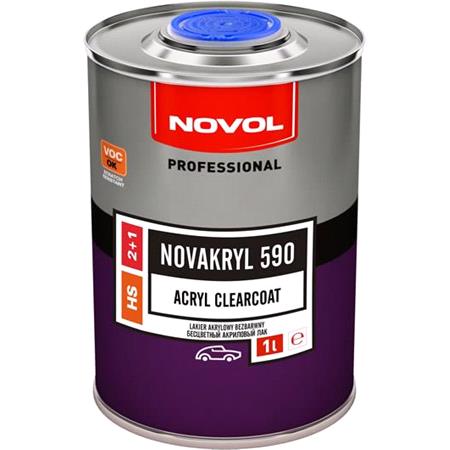 Novakryl 590   Acryl Clearcoat 2+1, 1.0 Litre