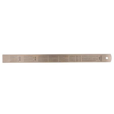 LASER 5911 Steel Ruler   300mm