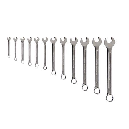 Set 12 combination open & ringed spanner 6 22mm
