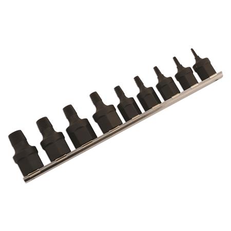LASER 5967 Screw Extractor Set   3 8in. Drive & 1 2in. Drive   9 Piece