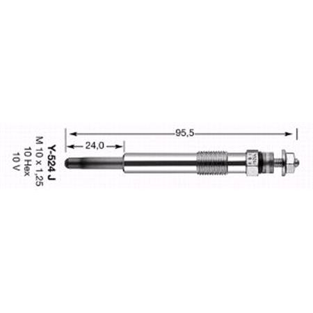 NGK Glow Plug (single)   5986