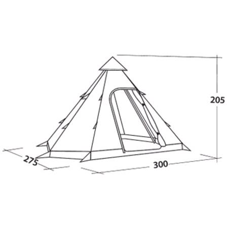 Easy Camp Bolide 400 Tipi Tent   4 Man