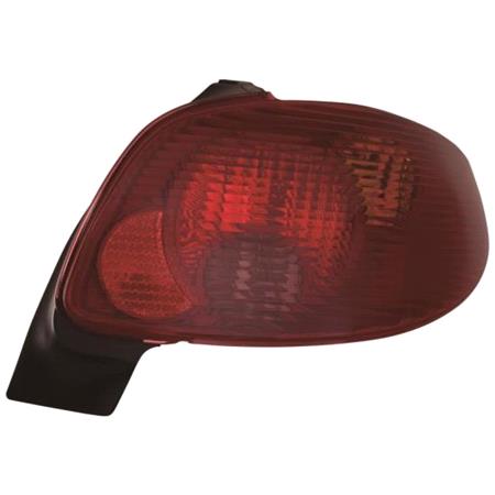 Right Rear Lamp (Supplied With Bulbholder, Original Equipment) for Peugeot 206 Hatchback 2003 2007