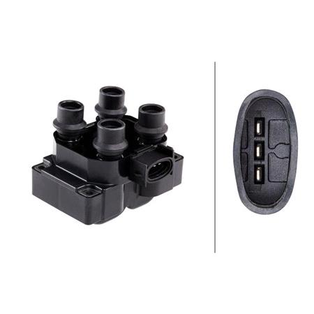 HELLA Ignition Coil   5DA193175401