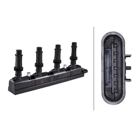 HELLA Ignition Coil   5DA358000341