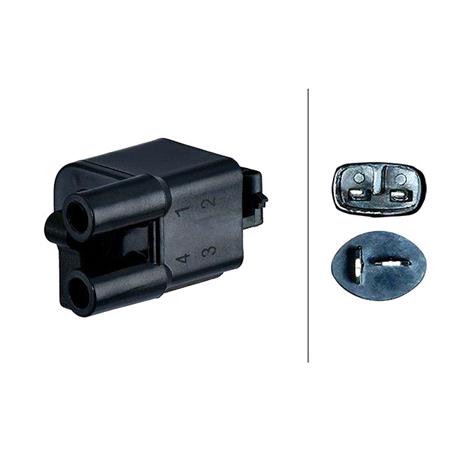 HELLA Ignition Coil   5DA358168811