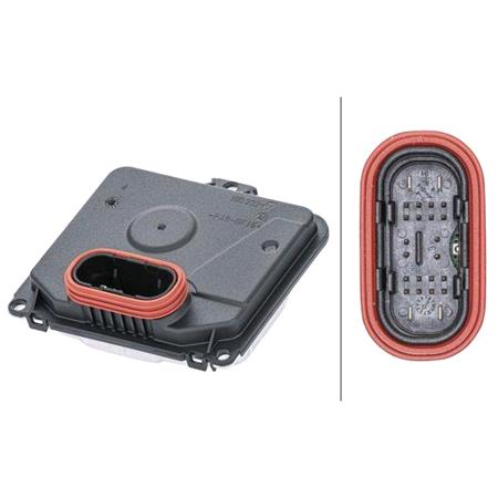 (Hella) Audi A4 '15 '19 Headlamp Control Module, For LED Headlamps, Original Equipment    5DF011552031