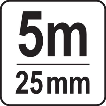 MEASURING TAPE 5M X 25 MM