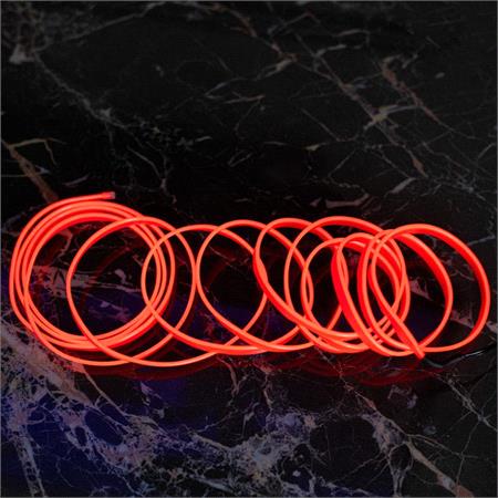 5m LED Car Ambient Lighting Strip   Red