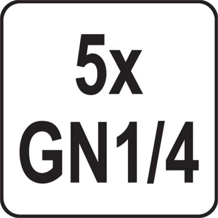 COOLING TOP DISPLAY 5x1/4 GN
