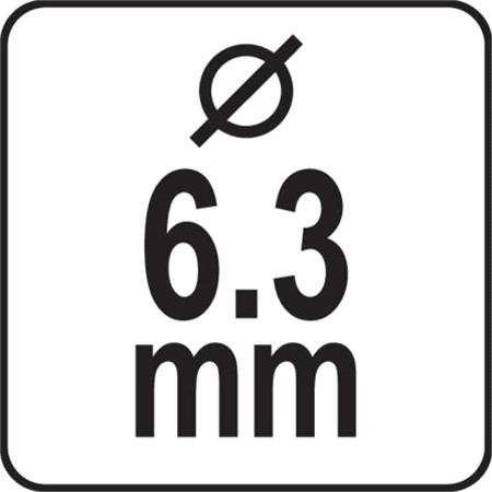 COUNTERSINK 6,3MM HEX