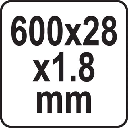 ALUMINIUM RULER  600 MM