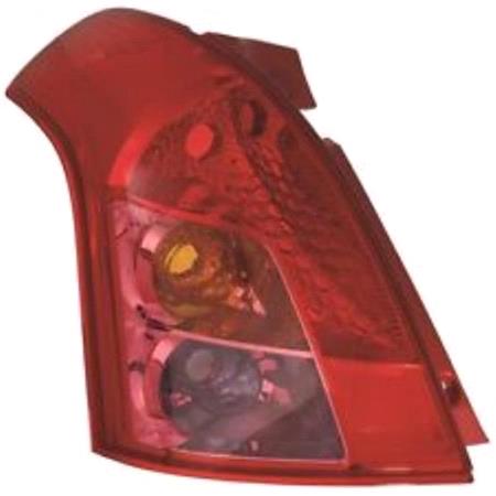 Left Rear Lamp (Supplied Without Bulb Holders) for Suzuki SWIFT III 2007 2010