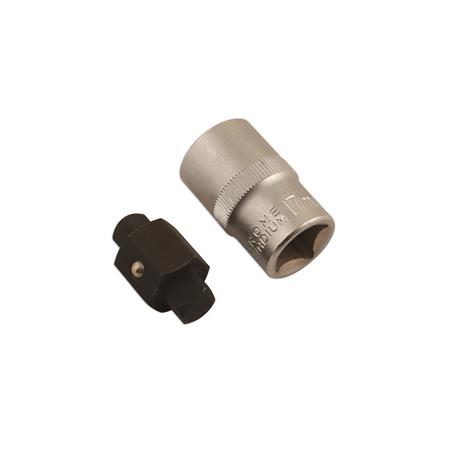 LASER 6065 Drain Plug Key   8 10mm Square