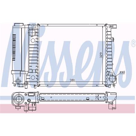 Nissens Radiator   60729A