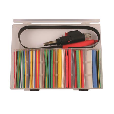 TORCH WITH HEAT SHRINK TuBING SET 162PC
