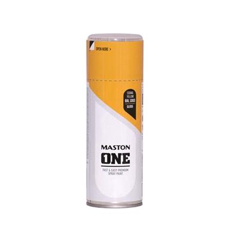 MASTON ONE GLOSS SIGNAL YELLOW 400ML RAL1003