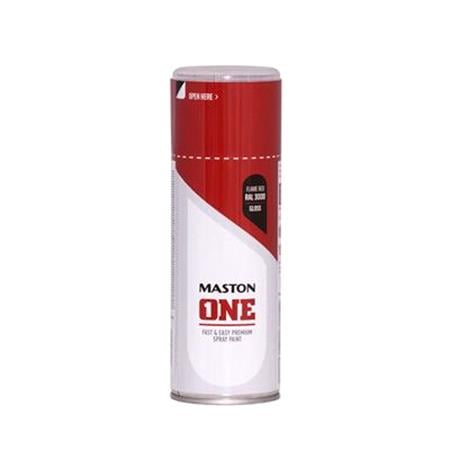 Maston One  GLOSS FLAME RED 400ML RAL3000