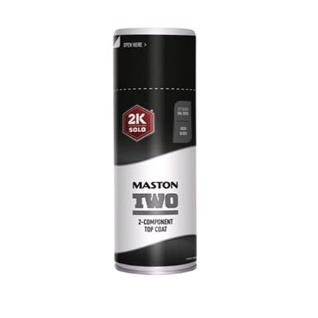 MASTON 2K TWO JET BLACK MATT400ML RAL9005