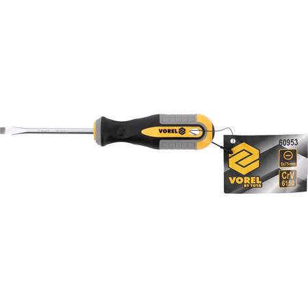 SLOTTED SCREWDRIVER 5x75MM