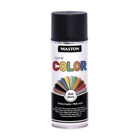 Maston Color   Black Matt   400ml Spray Paint