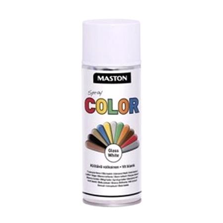 Maston Color   White Gloss   400ml Spray Paint