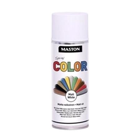 Maston Color   White Matt   400ml Spray Paint