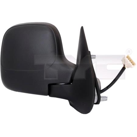 Right Wing Mirror (electrical, heated) for Citroen BERLingo Multispace, 1996 2008