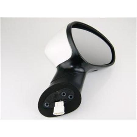 Right Wing Mirror (electric, not heated, primed cover) for FIAT LINEA, 2007 2014