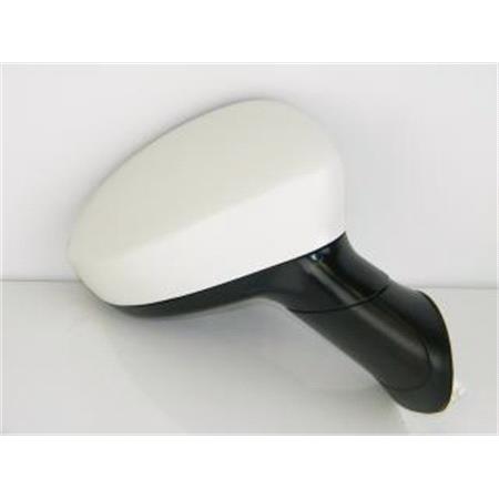 Right Wing Mirror (electric, not heated, primed cover) for FIAT LINEA, 2007 2014