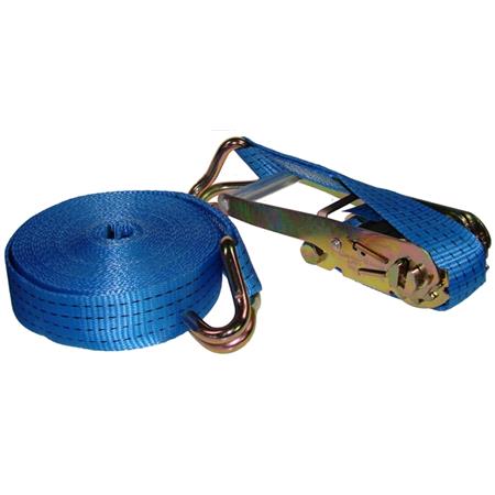 Maypole Ratchet Tie Down Strap & Hooks   10m x 50mm