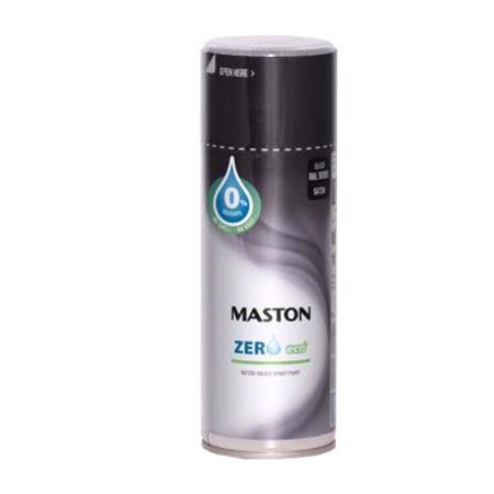 Maston Zero   Black Satin   400ml Spray Paint