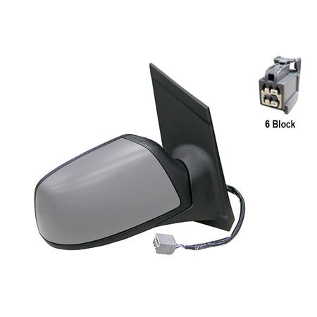 Right Wing Mirror (electric, heated) for FORD FOCUS II Saloon, 2005 2008