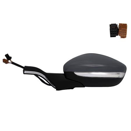 Left Wing Mirror (electric, heated, indicator) for Peugeot 208 2012 Onwards