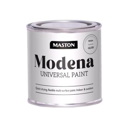 Maston Modena Universal Paint   White Gloss   250ml